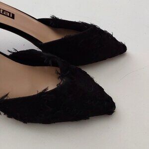 Black Mule Woman Shoes size 6 (36)